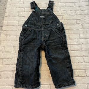 OshKosh B’Gosh Lined Overalls Size 6 Months